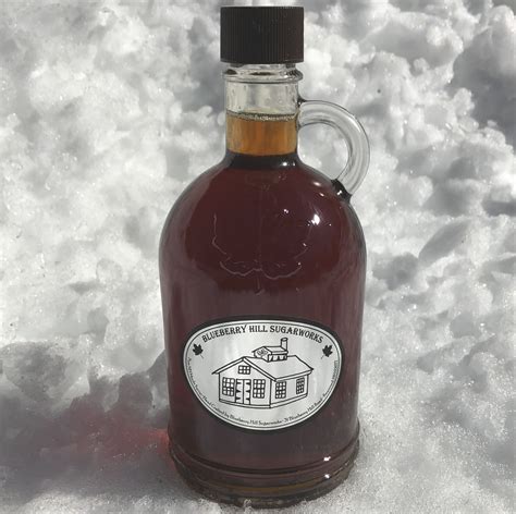 500ml of our Grade A Very Dark Pure NH Maple Syrup - BLUEBERRY HILL ...