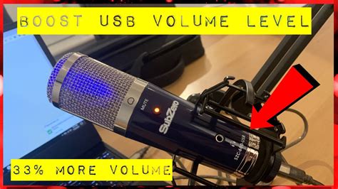 How To Boost USB Microphone Volume Level (Simple Fix) - YouTube