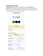 Cyanogen Fluoride: Synthesis, Properties, and Chemical Reactions ...