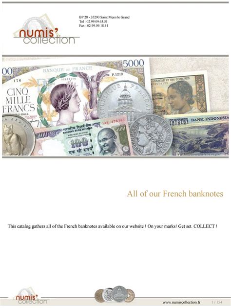 All of our French Banknotes by Numiscollection - Issuu