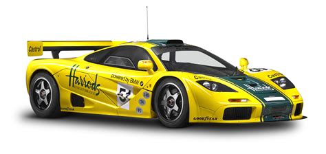 McLaren P1 GTR Yellow Sports Car PNG Image | Sports car, Mclaren p1, Car