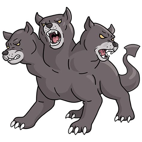 Greek Mythology Cerberus Drawing