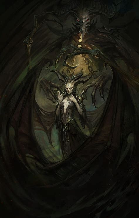 Lilith - Diablo 4 (Fan Art) Artwork 8ld24x. Lilith Diablo, Dark Fantasy ...