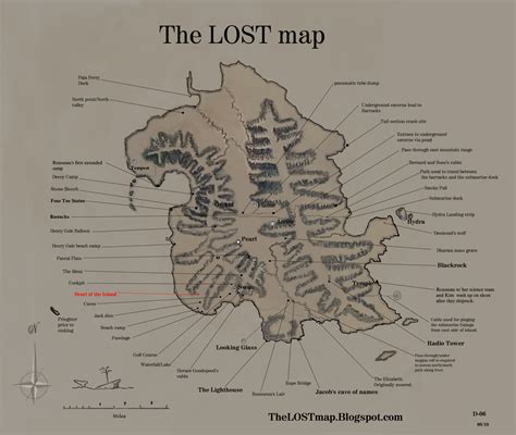 LOST Island Map [1920×1080] : lost