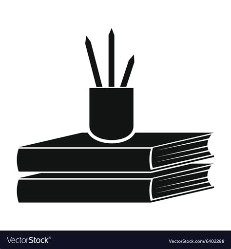 Books black icon Royalty Free Vector Image - VectorStock