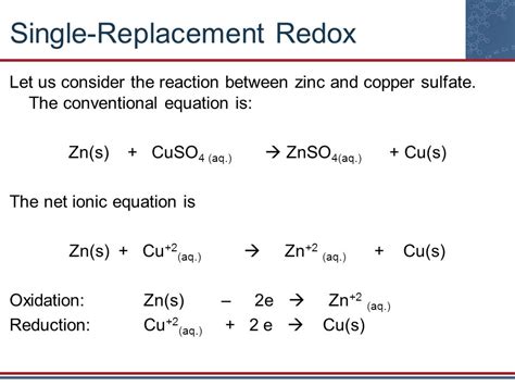 Magnesium And Copper Sulfate Reaction Equation