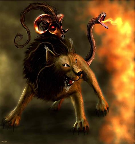 Pin by David Hinojos on Chimera | Greek mythological creatures ...