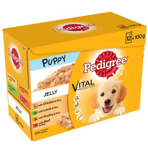 Pedigree Puppy Dog Food in Jelly 12 x 100g | Dog Food