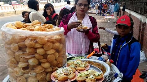 Street Food Bel Puri /Pani Puri- Bengali New Style Spicy Mix Tasty Pani ...