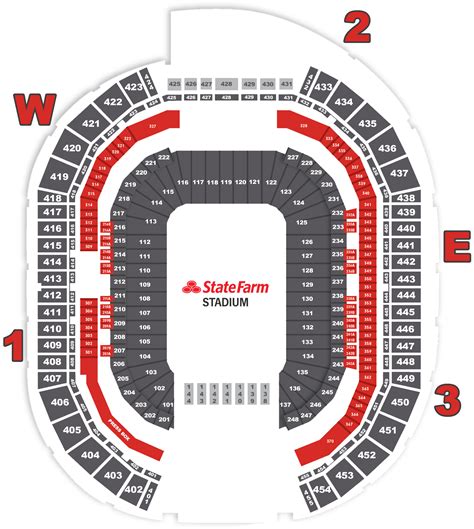 Arizona Cardinals Seating Chart | Cabinets Matttroy