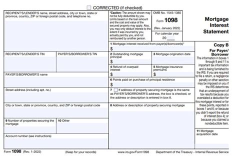 Form 1098 Due Date 2023 - Printable Forms Free Online