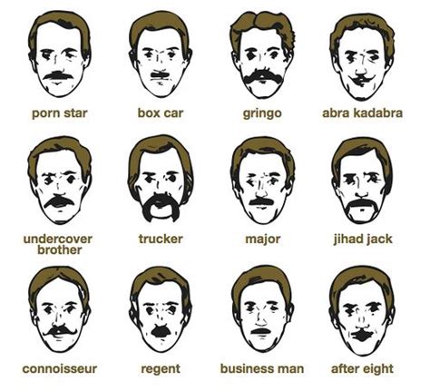 movember moustache styles | Moustache style, Mustache styles, Moustache