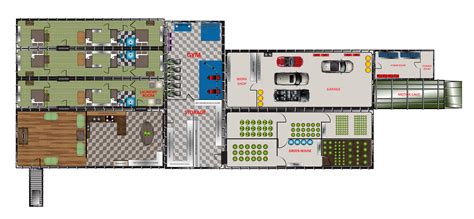 Bunker Floor Plans - The Floors