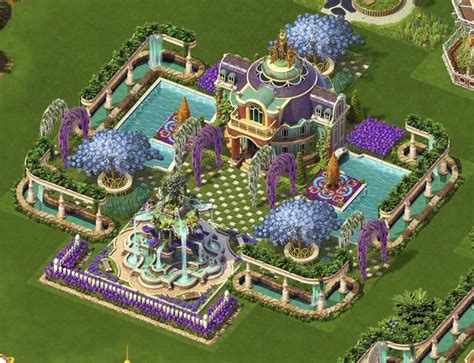 Island Decor: A Mansion in the Middle of a Garden