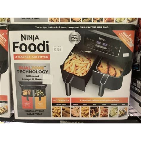 NINJA FOODI 2 BASKET AIR FRYER