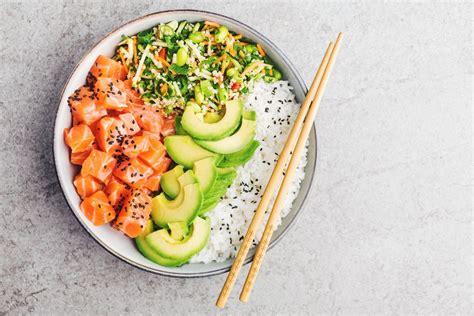 Salmon Avocado Poke Bowl | Cosmo Appliances