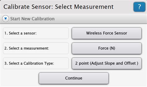 Calibrate a Wireless Load Cell - SPARKvue Help