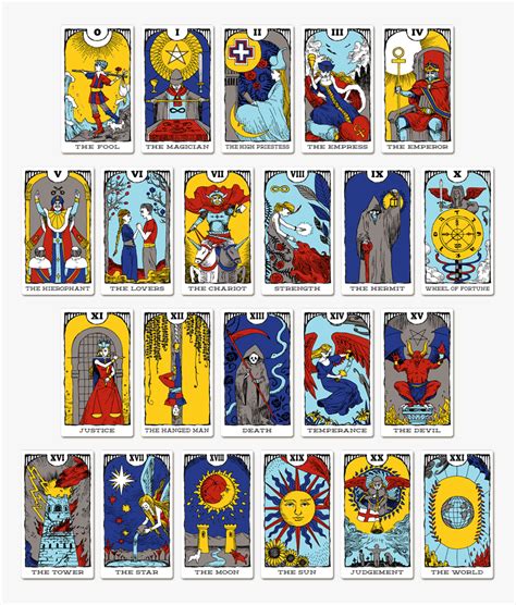 Printable Major Arcana Tarot Cards