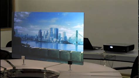 Rear Projection Acrylic Panel(SurP).MOV - YouTube