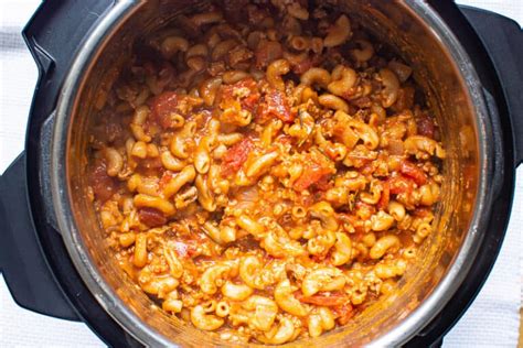 Instant Pot Goulash {30 Minute One Pot Meal} - iFoodReal.com