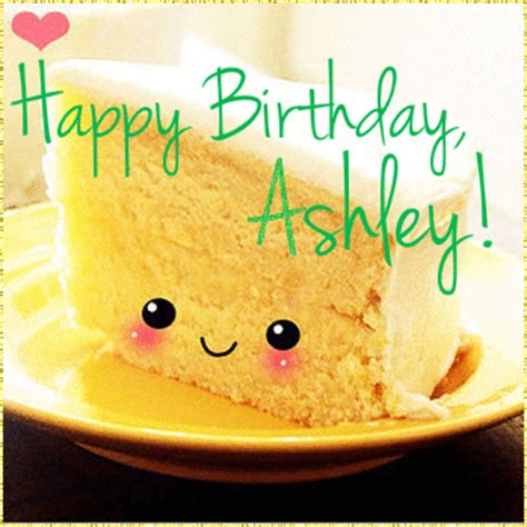 Happy Birthday Ashley Images Gif