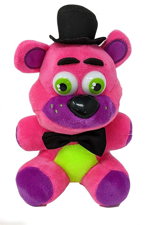 Five Nights at Freddy FNAF 10 Inch Neon Pink Freddy Stuffed Plush Toy ...