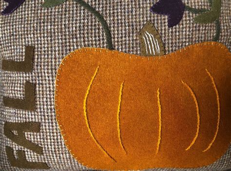 Fall Pumpkin Applique Pattern - Etsy