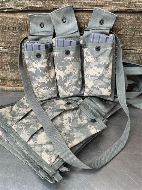 -LOT of 5- Military 6 Magazine Bandoleer MOLLE II Mag Ammunition Pouch ...