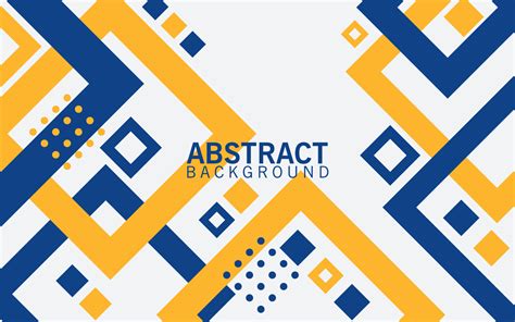 abstract modern blue yellow geometric square shapes design background ...