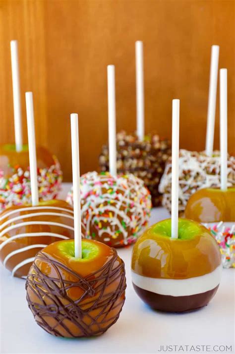 Easy Caramel Apples - Just a Taste