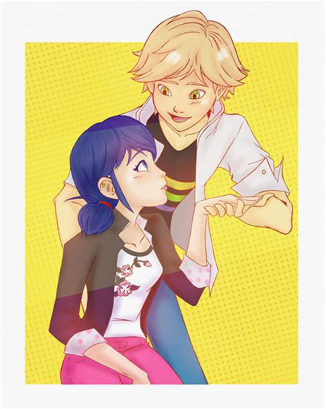 Miraculous Ladybug - Adrienette by RinaM on DeviantArt