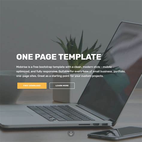 Free HTML Bootstrap Multi Page Template