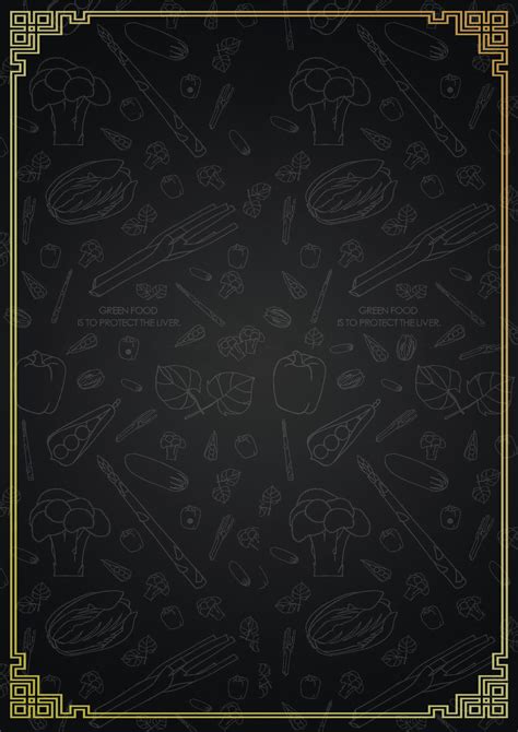 Black Hand Drawn Menu Background Picture Wallpaper Image For Free ...