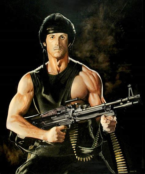 Rambo illustration by Ernimator on DeviantArt