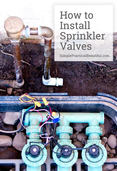 How to Install Irrigation Valves: Part 1 of the Sprinkler System ...