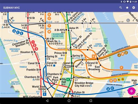 NYC Subway Route Map