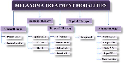 Classification of melanoma treatment modalities | Download Scientific ...