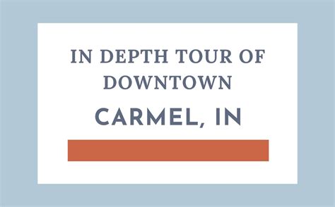 Tour of Downtown Carmel Indiana - Living In Indianapolis