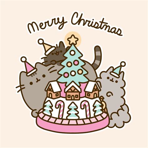 🔥 Free Download Pusheen Merry Christmas Archives by @jamiemiller ...