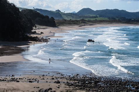 Hot Water Beach, Coromandel - Flying and Travel