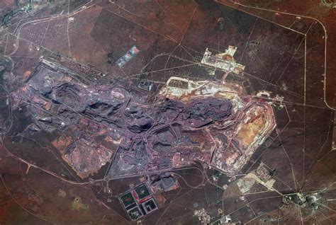 Sishen Mine Photograph by Nasa/science Photo Library - Fine Art America