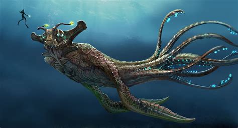 Sea emperor beside reaper leviathan subnautica - ukraineelectric