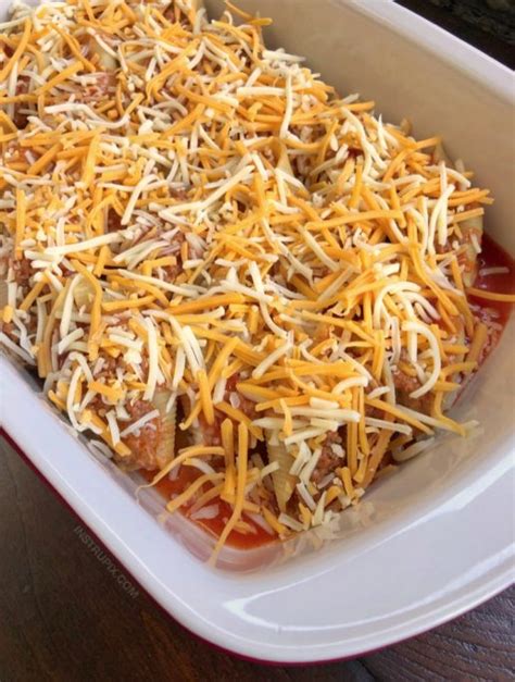 Cheesy Taco Stuffed Pasta Shells