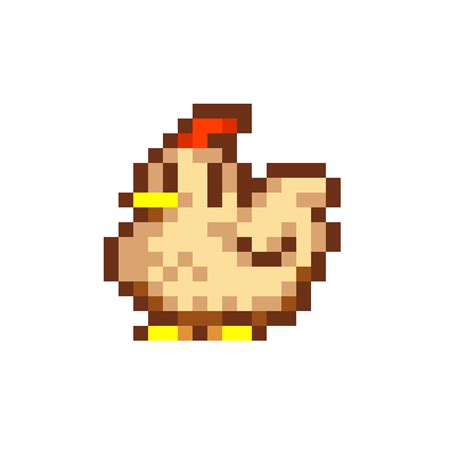 Pixilart - Stardew Valley Chicken by mrenderrules