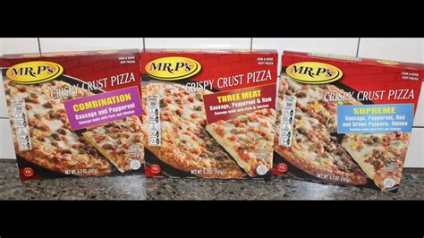 Mr. P’s Crispy Crust Pizza: Combination, Three Meat & Supreme Review ...