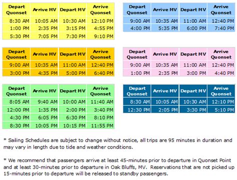 Vineyard Fast Ferry - Martha's Vineyard Ferry Schedules Martha's ...