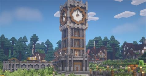 My Clock Tower : Minecraft | Easy minecraft houses, Minecraft houses ...