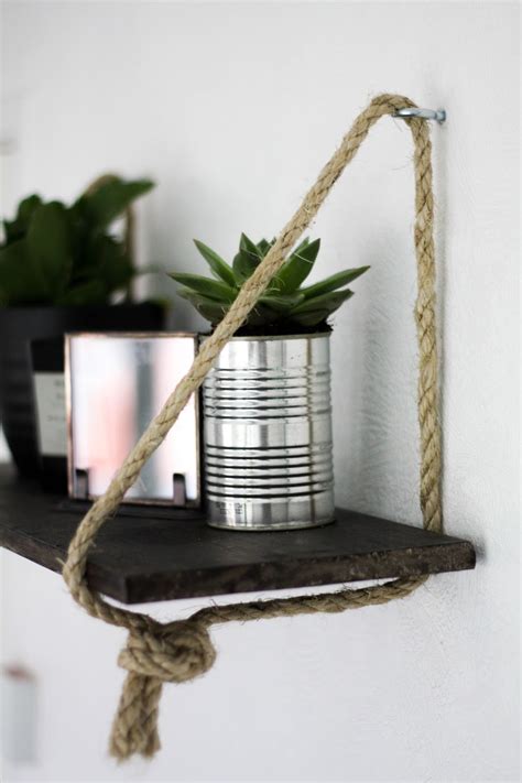 Jean Graham's Blog: DIY | Hanging rope shelf