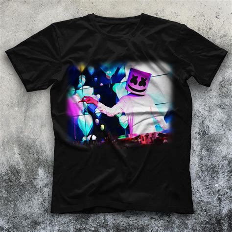 Marshmello Black Unisex T-Shirt - Tees - Shirts #marshmello #shirt # ...