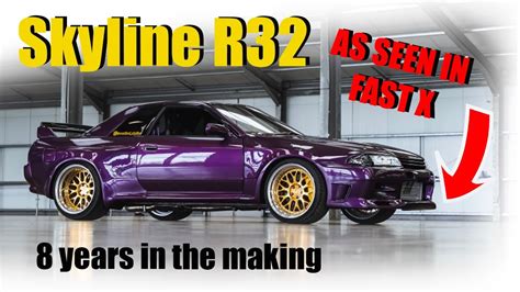 Modified Nissan Skyline R32 - as seen in Fast and Furious Ten - YouTube